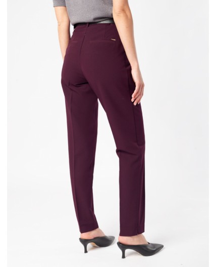 Брюки женские бургунди