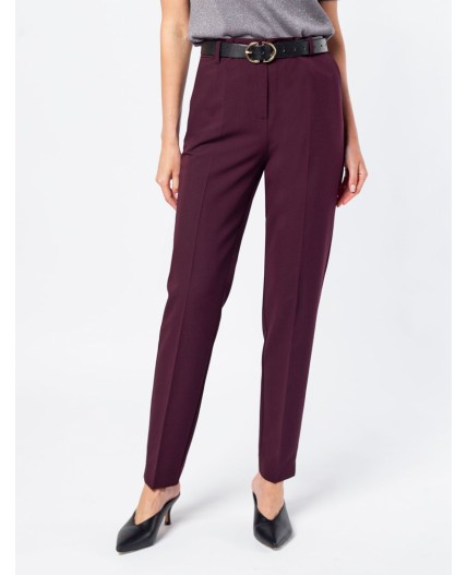 Брюки женские бургунди