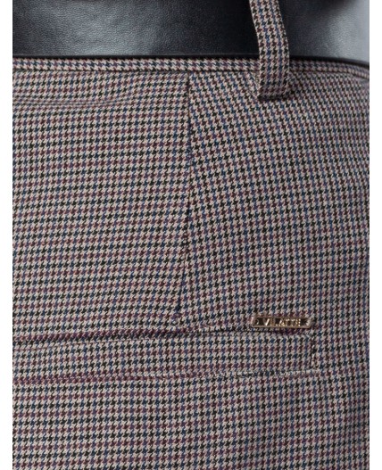 Брюки женские коричневый-бежевый