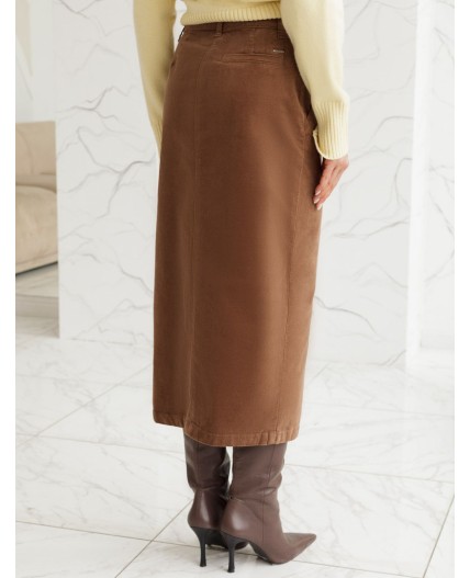 Юбка женская светло-кофейный