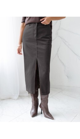 Юбка женская серый