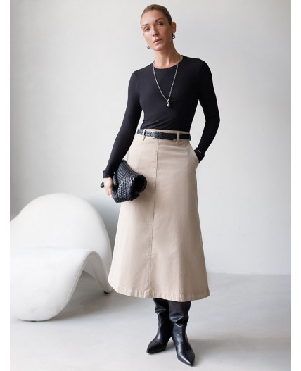 Юбка женская светло-бежевый