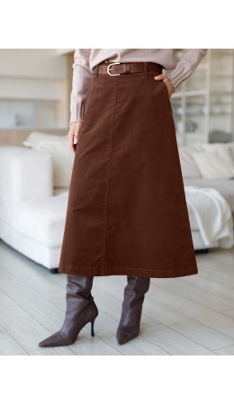 Юбка женская светло-коричневый