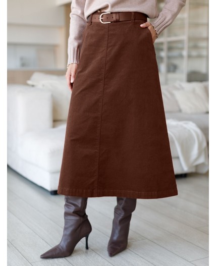 Юбка женская светло-коричневый