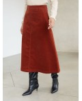 Юбка женская терракотовый