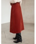 Юбка женская терракотовый