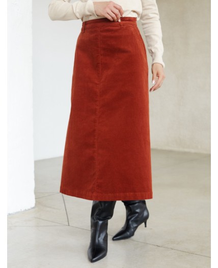 Юбка женская терракотовый