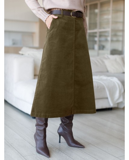 Юбка женская хаки