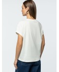 Футболка женская молочный