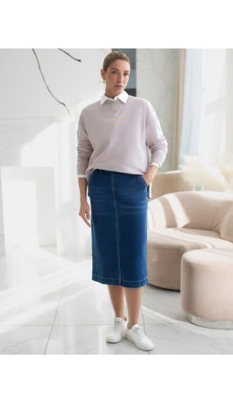 Юбка женская синий