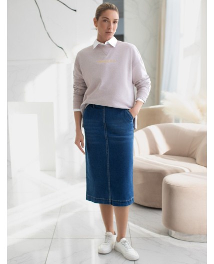 Юбка женская синий