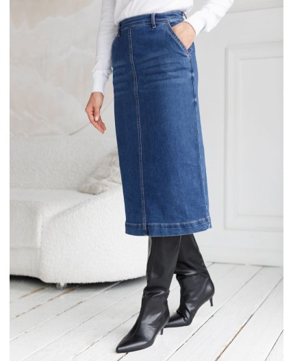 Юбка женская синий