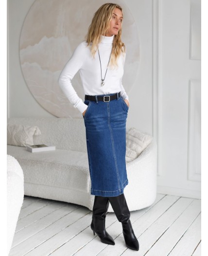 Юбка женская синий