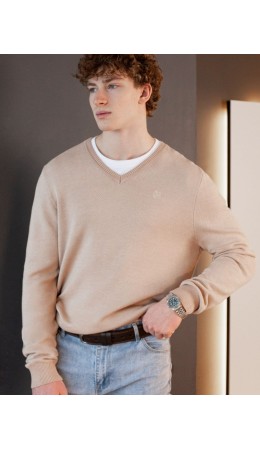 Джемпер мужской бежевый