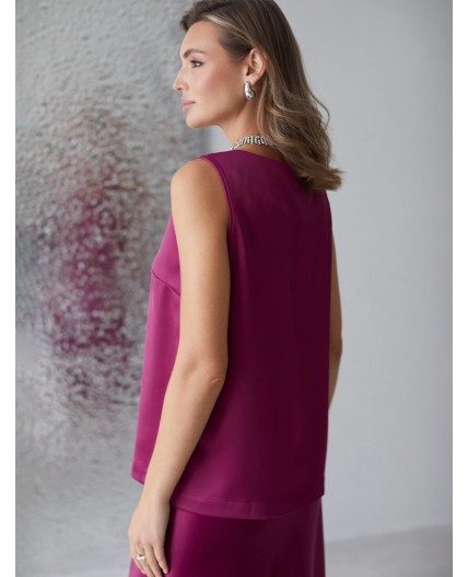 Топ женский бургунди