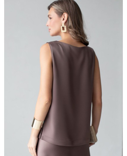 Топ женский кофейный