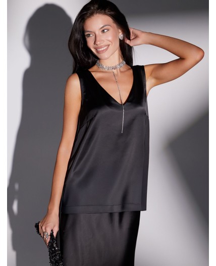 Топ женский черный