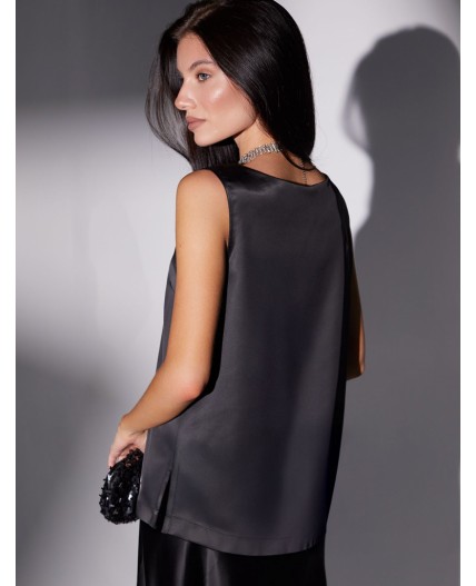 Топ женский черный