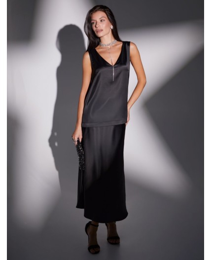 Топ женский черный