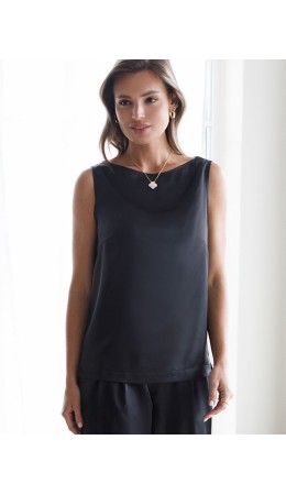 Топ женский черный