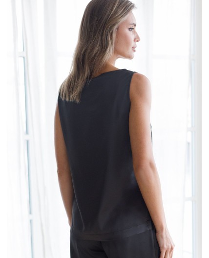 Топ женский черный