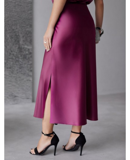 Юбка женская бургунди