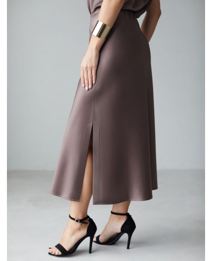 Юбка женская кофейный