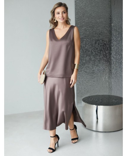 Юбка женская кофейный