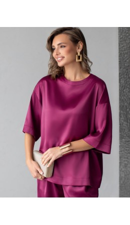 Блузка женская бургунди
