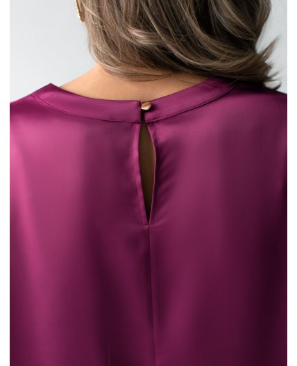 Блузка женская бургунди