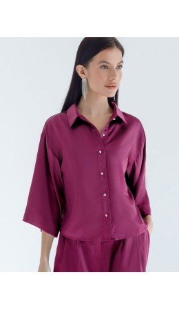 Блузка женская бургунди
