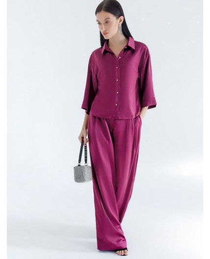 Блузка женская бургунди