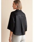 Блузка женская черный