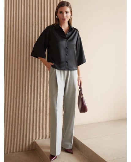 Блузка женская черный