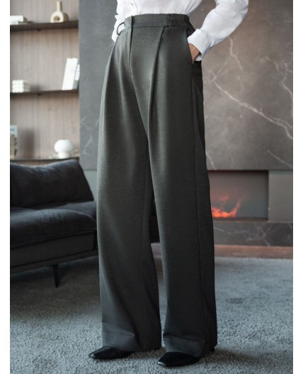 Брюки женские серый меланж