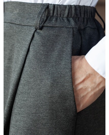 Брюки женские серый меланж