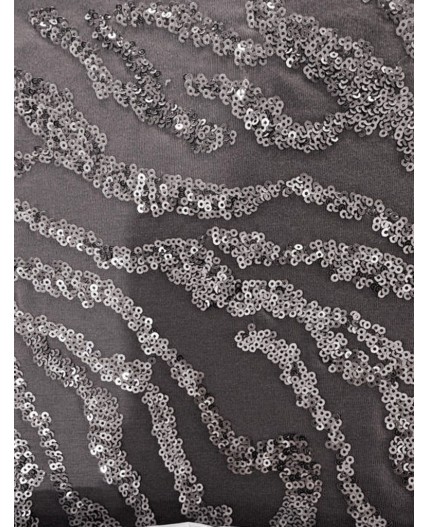 Футболка женская т.серый_зебра