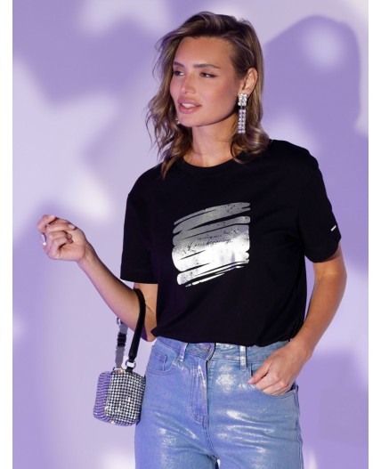 Футболка женская черный_magic