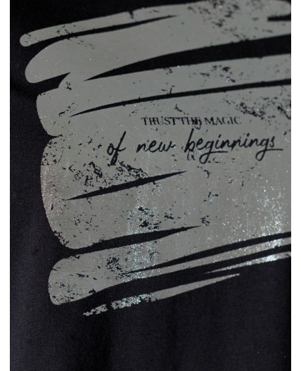 Футболка женская черный_magic