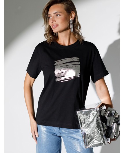 Футболка женская черный_magic