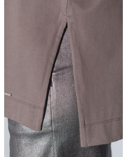 Футболка женская кофе_стразы