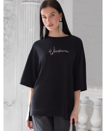 Футболка женская черный_whatever