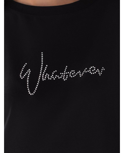 Футболка женская черный_whatever