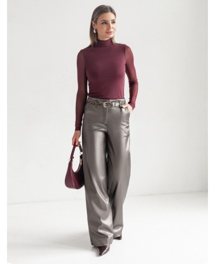 Джинсы женские темно-серебряный