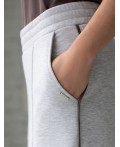 Брюки женские серый меланж