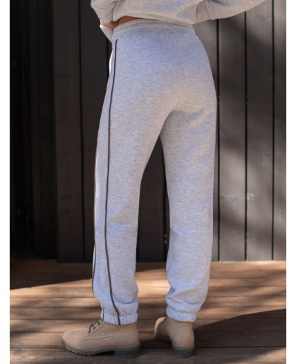 Брюки женские серый меланж