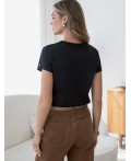 Футболка женская черный_vilatte