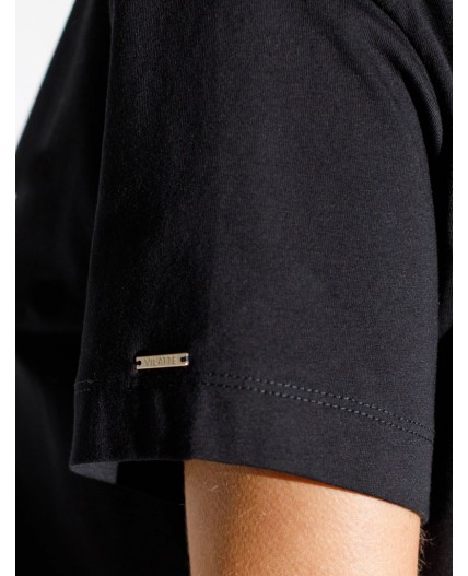 Футболка женская черный_рыба