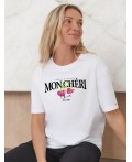 Футболка женская белый_moncheri