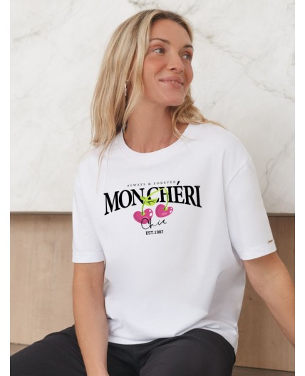 Футболка женская белый_moncheri